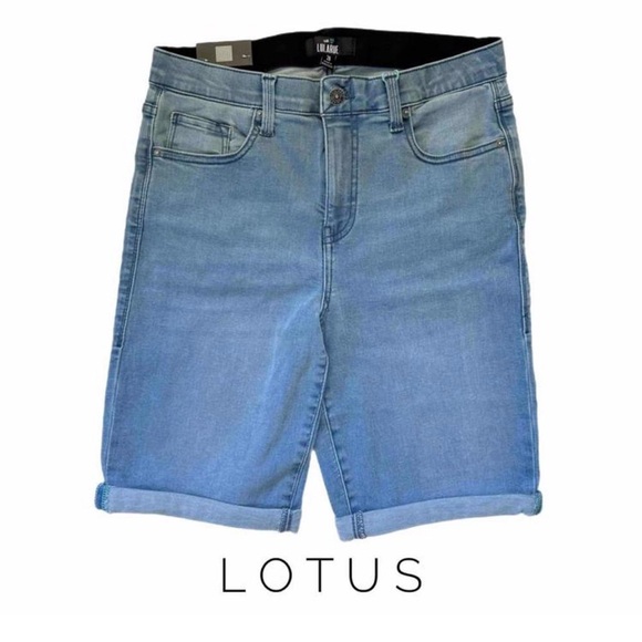 NWT - LuLaRoe Bermuda Denim Shorts - Picture 7 of 7